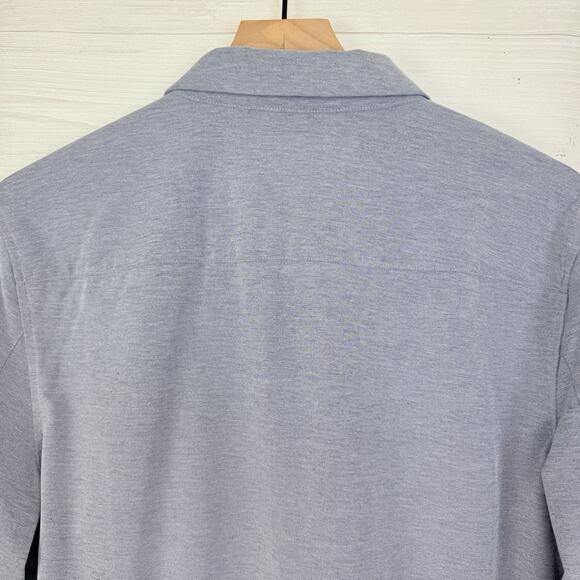 Kit + Ace Mens City Tech Long Sleeve Button Down Shirt Size Medium Performance - Picture 9 of 16